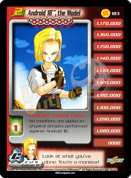 183 - Android 18, the Model Unlimited