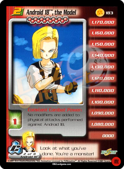 183 - Android 18, the Model Limited