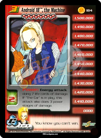 184 - Android 18, the Machine Unlimited