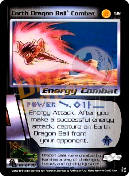 189 - Earth Dragon Ball Combat Limited Foil