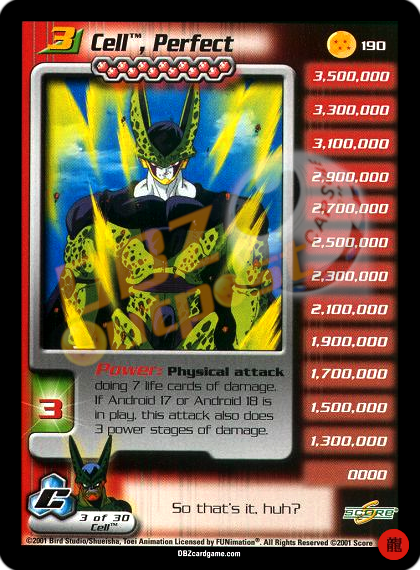 190 - Cell, Perfect Limited