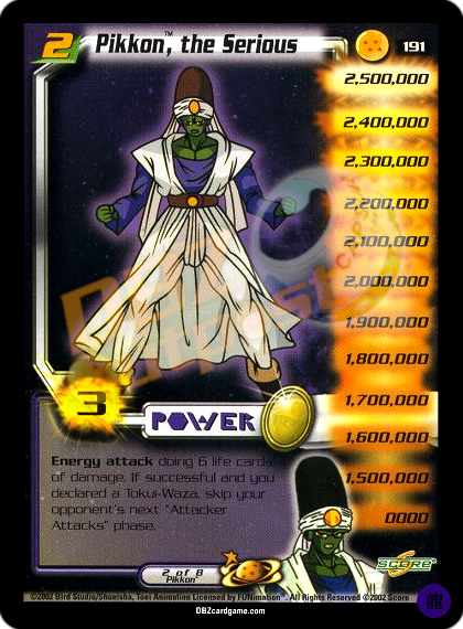 191 - Pikkon, the Serious Limited