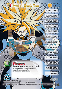 195 - Trunks, Time's Hero High-Tech Limited Foil
