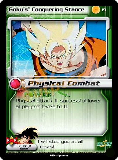 19 - Goku's Conquering Stance Unlimited Foil