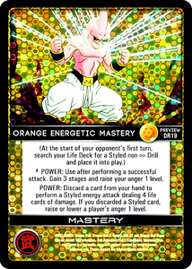 DR19 Orange Energetic Mastery Foil