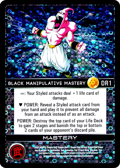 DR1 Black Manipulative Mastery Foil