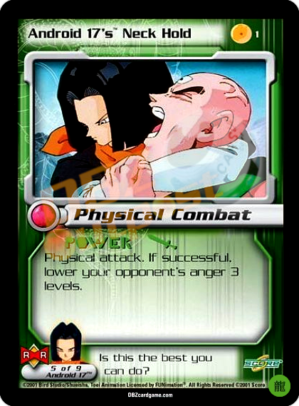 1 - Android 17's Neck Hold Limited Foil