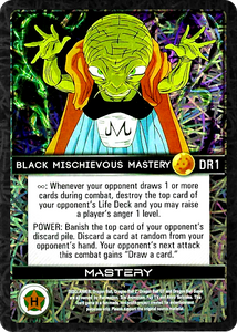 DR1  Black Mischievous Mastery Foil