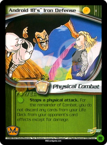 1 - Android 18's Iron Defense Limited Foil