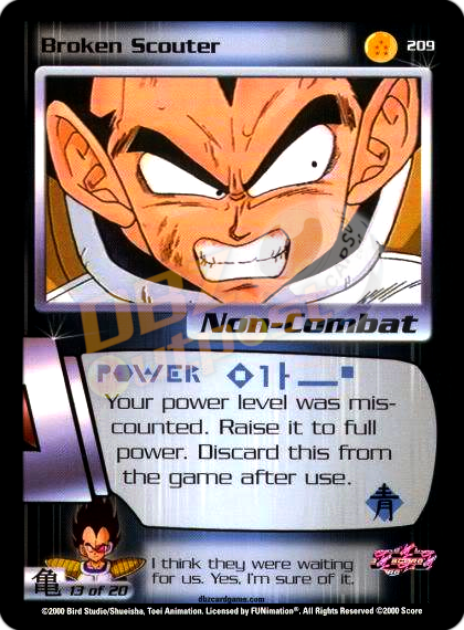 209 Broken Scouter Unlimited Foil - Main Image