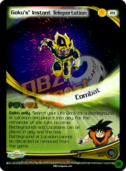 20 - Goku's Instant Teleportation