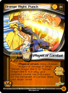 20 - Orange Right Punch Limited Foil