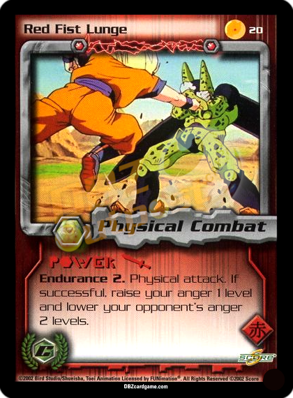 20 - Red Fist Lunge Unlimited Foil