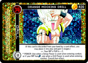 R20 Orange Mocking Drill Foil