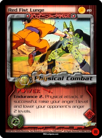 20 - Red Fist Lunge Limited Foil