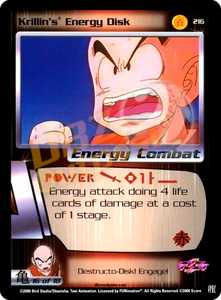 216 - Krillin's Energy Disk Limited