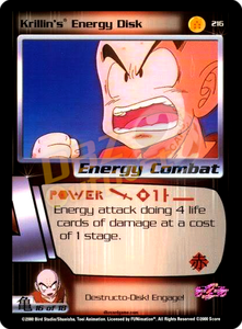 216 - Krillin's Energy Disk Unlimited Foil