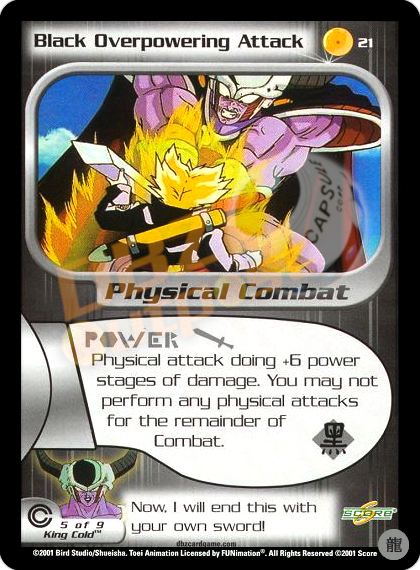21 - Black Overpowering Attack Limited