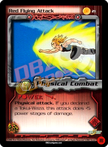 21 - Red Flying Attack Limited Foil
