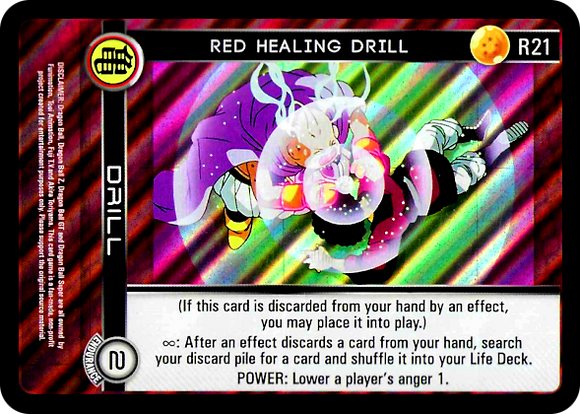 R21 Red Healing Drill Foil