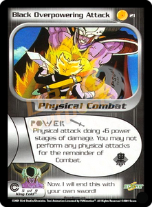 21 - Black Overpowering Attack Unlimited Foil