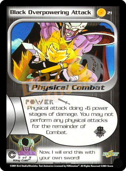 21 - Black Overpowering Attack Unlimited