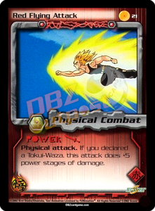 21 - Red Flying Attack Unlimited Foil