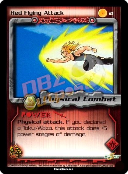21 - Red Flying Attack Unlimited Foil