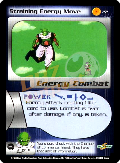 22 - Straining Energy Move Unlimited Foil