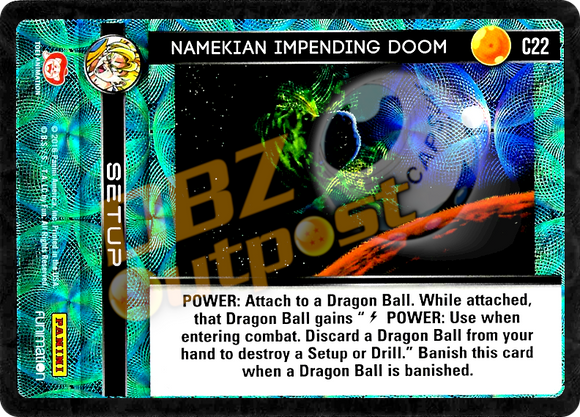 C22 Namekian Impending Doom Foil