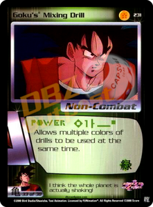 231 - Goku's Mixing Drill Limited Foil
