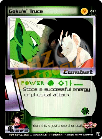 247 - Goku's Truce Limited Foil