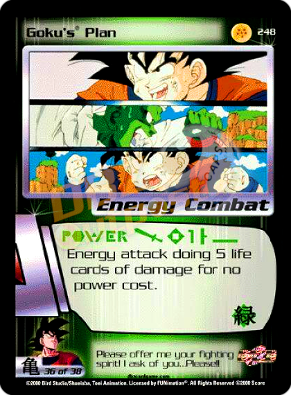 248 - Goku's Plan Unlimited Foil