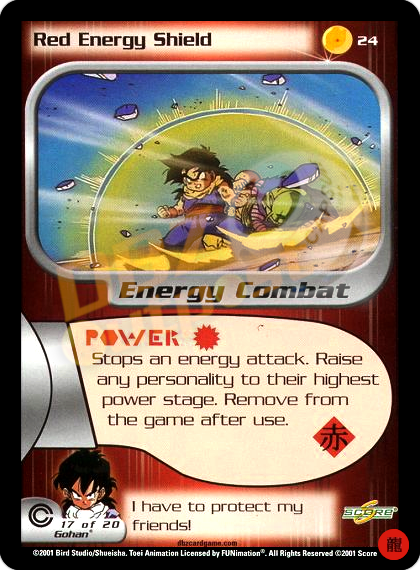 24 - Red Energy Shield Limited Foil