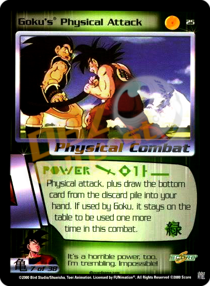 25 - Goku's Physical Attack Limited