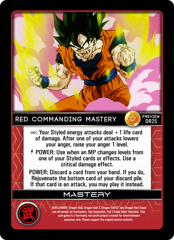 Preview DR25 Red Commanding Mastery