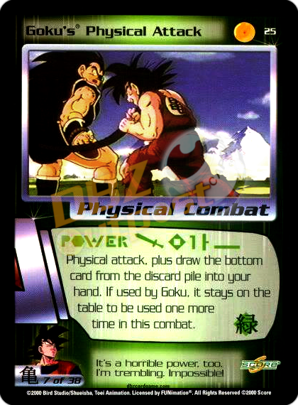 25 - Goku's Physical Attack Unlimited Foil