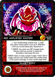 DR26  Red Amplified Mastery Foil