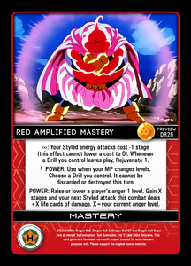 DR26  Red Amplified Mastery