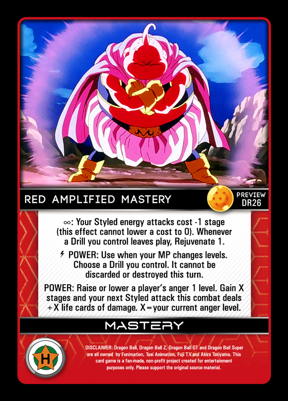 DR26  Red Amplified Mastery