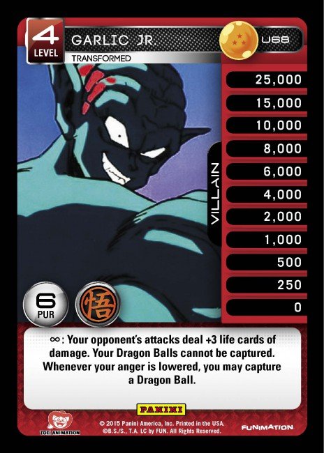 U68 Garlic Jr. Transformed – DBZ Outpost