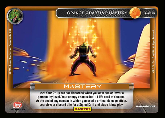 R136 Orange Adaptive Mastery