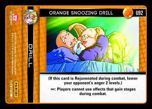 U92 Orange Snoozing Drill