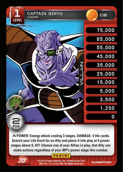 C6 Captain Ginyu Leader  DBZ Outpost