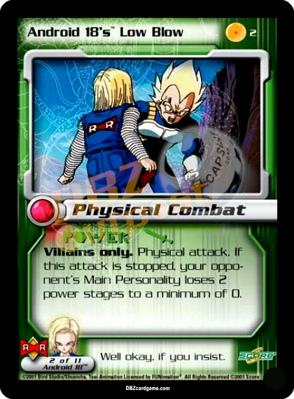 2 - Android 18's Low Blow Unlimited