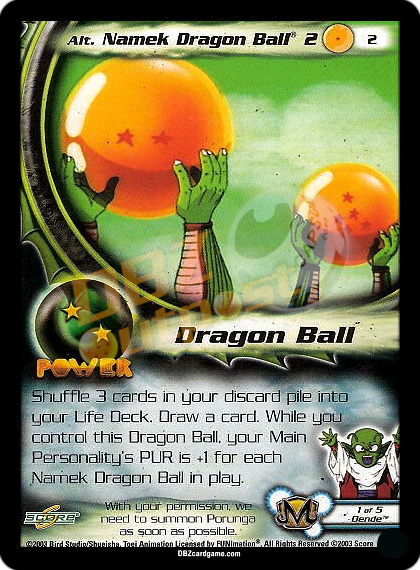 2 - Alt Namek Dragon Ball 2 Unlimited Foil