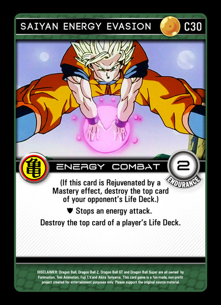 C30 Saiyan Energy Evasion – DBZ Outpost