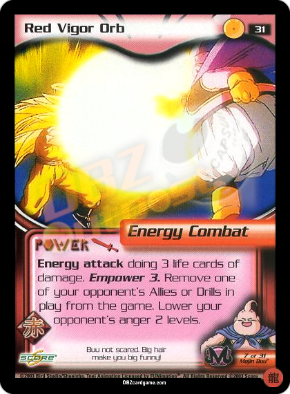 31 - Red Vigor Orb Limited
