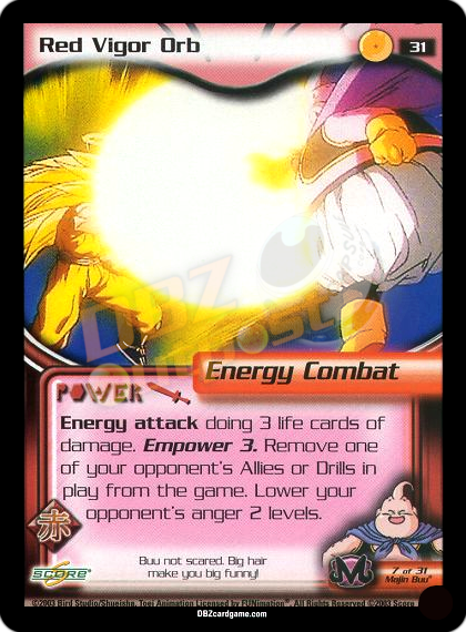 31 - Red Vigor Orb Unlimited