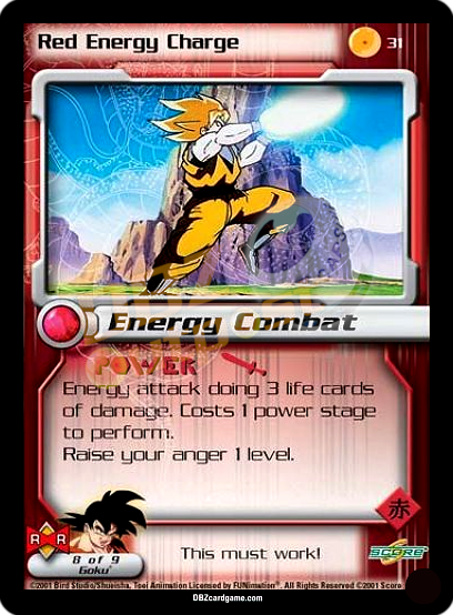 31 - Red Energy Charge Unlimited Foil
